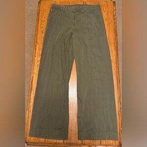 American Eagle Outfitters Olive Wide Leg Pants